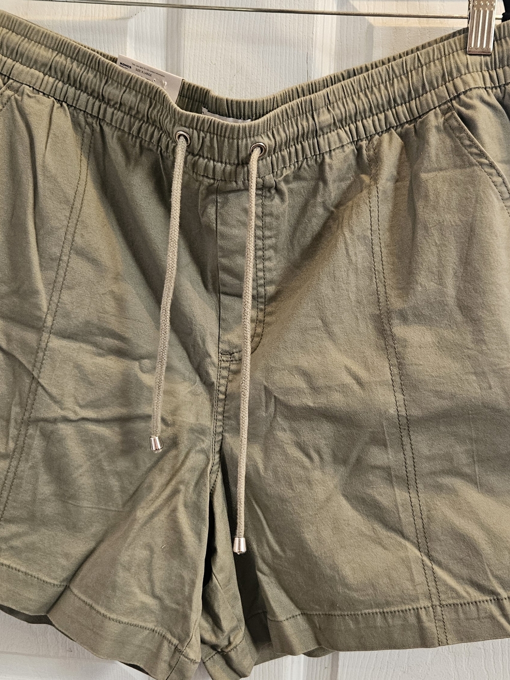 Kohl's Croft & Barrow Iron Weld Green Drawstring Casual Shorts